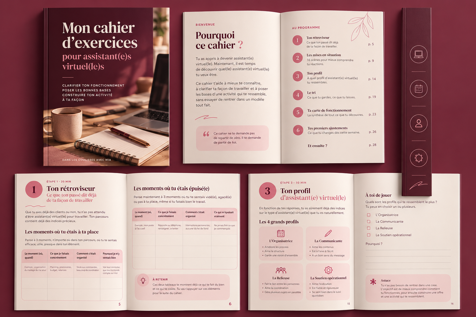 Aperçu d'un cahier d'exercices PDF